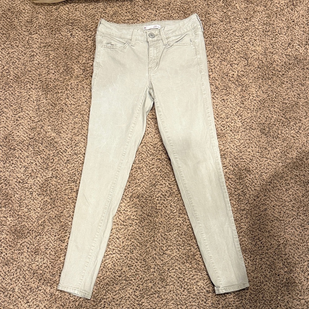 Juniors's khaki Jeggings